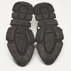 Pre Owned Balenciaga Black Knit Fabric Speed Trainer Sneakers Size 44