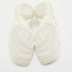 Balenciaga White Rubber and Mesh Tyrex Sneakers Size 42