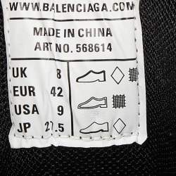 Pre Owned Balenciaga Multicolor Faux Leather and Mesh Track 2 Chunky Sneakers Size 42