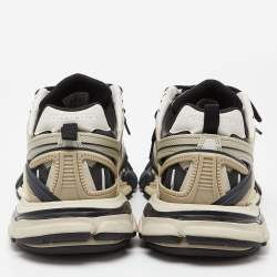 Pre Owned Balenciaga Multicolor Faux Leather and Mesh Track 2 Chunky Sneakers Size 42