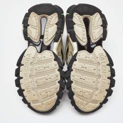 Pre Owned Balenciaga Multicolor Faux Leather and Mesh Track 2 Chunky Sneakers Size 42