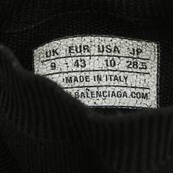 Pre Owned Balenciaga Black Knit Fabric Speed Trainer Sneakers Size 43