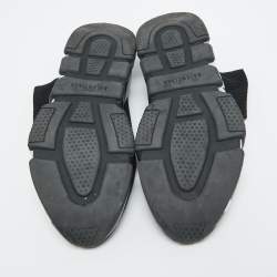 Balenciaga Black Knit Fabric Speed Trainer Sneakers Size 42