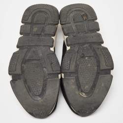 Pre Owned حذاء رياضي بالنسياغا سبيد ترينر قماش تريكو أسود مقاس 39