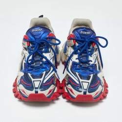 مملوكة مسبقًا Balenciaga Multicolor Faux Leather and Mesh Track 2 Sneakers Size 41