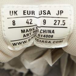 مملوكة مسبقًا Balenciaga Black/Burgundy Suede and Nylon Triple S Sneakers Size 42