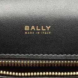 Bally Black Brushed Leather Deco' Briefcase