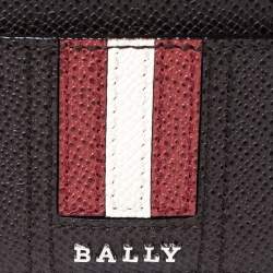 Bally Brown Grained Leather Card Holder