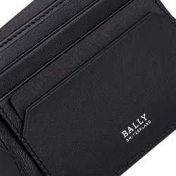 Bally Black Coated Canvas Brasai Bifold Wallet