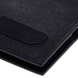 Bally Black Coated Canvas Brasai Bifold Wallet