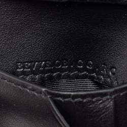 Bally Black Embossed Leather Bifold Wallet