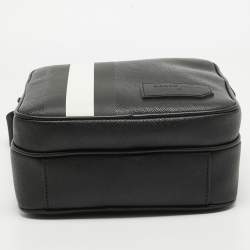 مملوكة مسبقًا Bally Black Leather Serbet Messenger Bag 