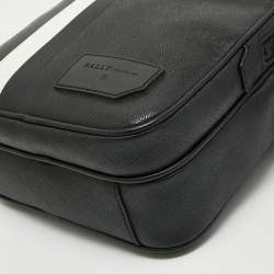 مملوكة مسبقًا Bally Black Leather Serbet Messenger Bag 