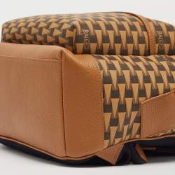 Bally Brown Printed Coated Canvas Bord Trecky Backpack