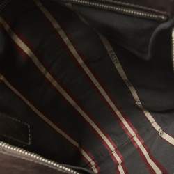 Bally Choco Brown Leather Messenger Bag
