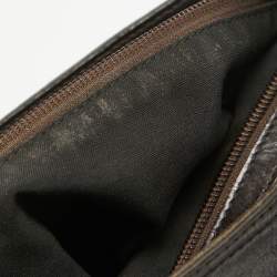 Bally Choco Brown Leather Messenger Bag
