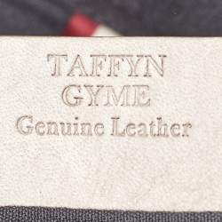 Pre Owned Bally Taupe Leather Laptop Bag