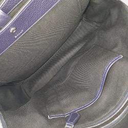 Pre Owned Bally Navy Blue Leather Bali backpack