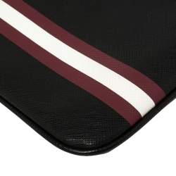 Bally Black Leather Bex Wristlet Clutch