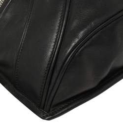 Pre Owned Bally Black Leather Pocket Belt Bag