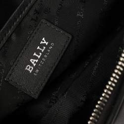 Pre Owned Bally Black Leather Pocket Belt Bag