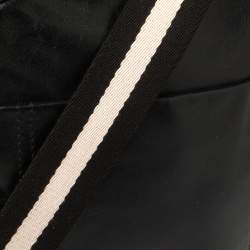 Bally Black Leather Front Pocket Messenger Bag