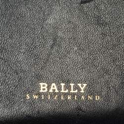 Bally Black Leather Long Wallet