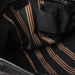 Bally Black Leather Crossbody Messenger Bag