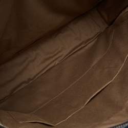 Pre Owned Bally Blue Leather Maed Laptop Bag