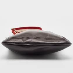 Bally Choco Brown Leather Messenger Bag
