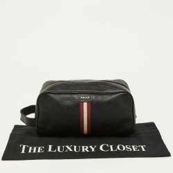 Bally Black Leather Takimo Pouch