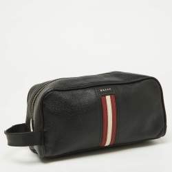 Bally Black Leather Takimo Pouch
