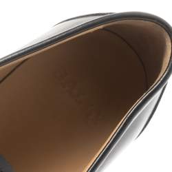 Bally Black Leather Suver Loafers Size 43