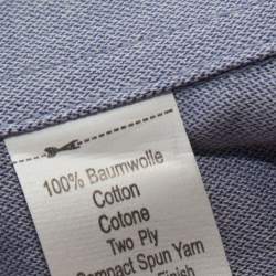 Pre Owned Balmain Lilac Cotton Button Front Long Sleeve Shirt M