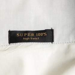 Balmain Charcoal Grey Wool Super 100's Pants 4XL