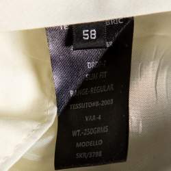 Balmain Grey Wool Super 130's Pants 4XL
