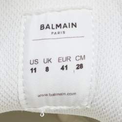 مملوكة مسبقًا حذاء رياضي بربري بأربطة جلد وشبك متعدد الألوان مقاس 41