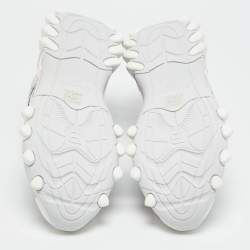 مملوكة مسبقًا حذاء رياضي بربري بأربطة جلد وشبك متعدد الألوان مقاس 41