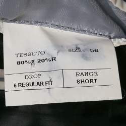Balmain Black Rayon Blend Tailored Suits XXXL
