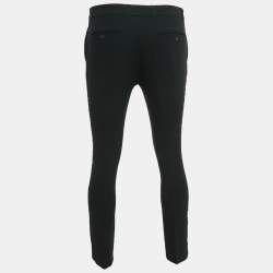 Balmain Black Cotton Trousers XL