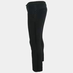 Balmain Black Cotton Trousers XL