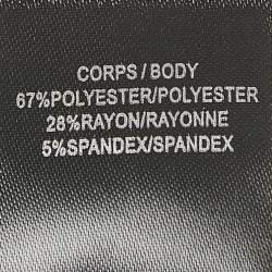 Pre Owned Balmain Green Jersey Pintuck Detail Track Pants L