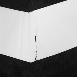 Pre Owned Balmain Black Cotton Logo Print T-Shirt S