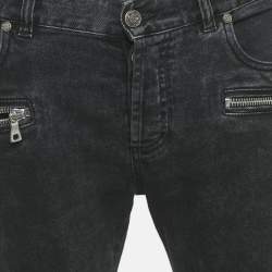 Balmain Grey Denim Slim Fit Jeans L Waist 35"