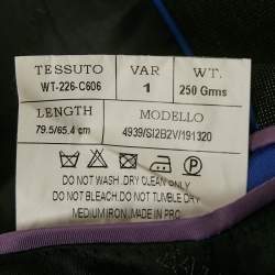 Pre Owned Balmain Grey Wool Regular Fit Blazer 5XL