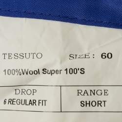 Pre Owned Balmain Grey Wool Regular Fit Blazer 5XL