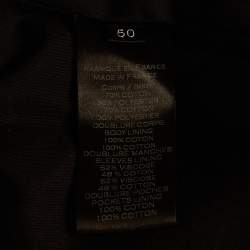 Pre Owned Balmain Black Velvet Double Breasted Blazer L
