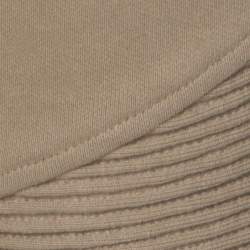 Balmain Beige Ribbed Knit Cotton Lace Up Detail Jogger Pants L