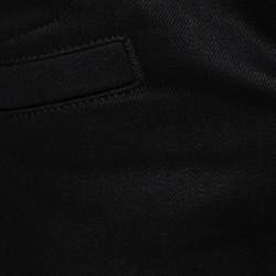 Pre Owned Balmain Black Denim Biker Jeans M