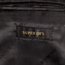 Pre Owned Balmain Black Wool Double Breasted Blazer M